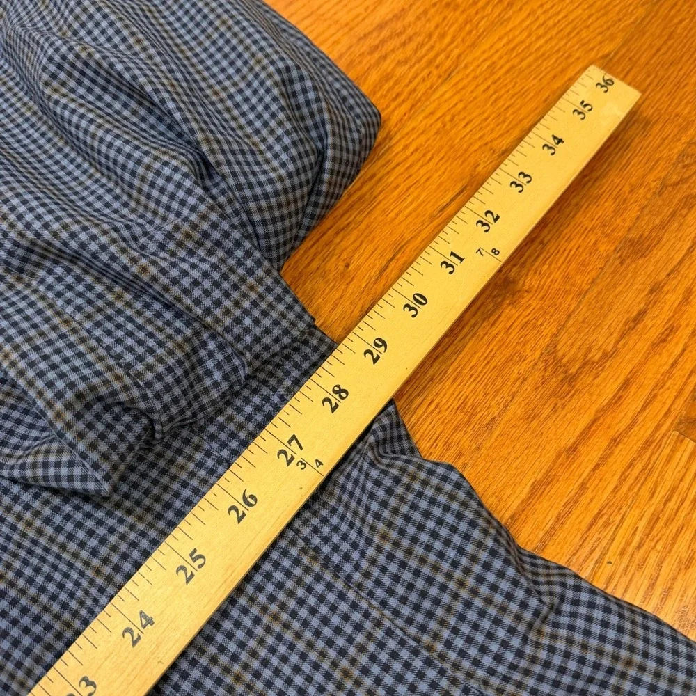 Jack Victor Rochester Blazer Sport Coat Mens 56L Blue Brown Check Wool Canada